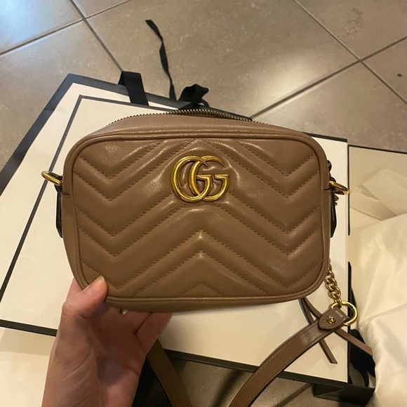 ❗️SOLD❗️Gucci mini marmont bag- dusty pink - Picture 7 of 10